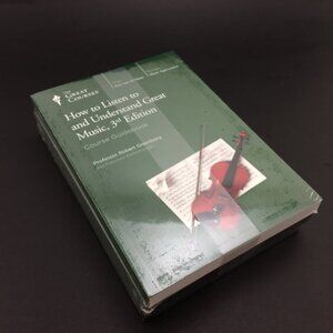 The Great Courses How to Listen to and Understand Music DVD Guidebook Sealed